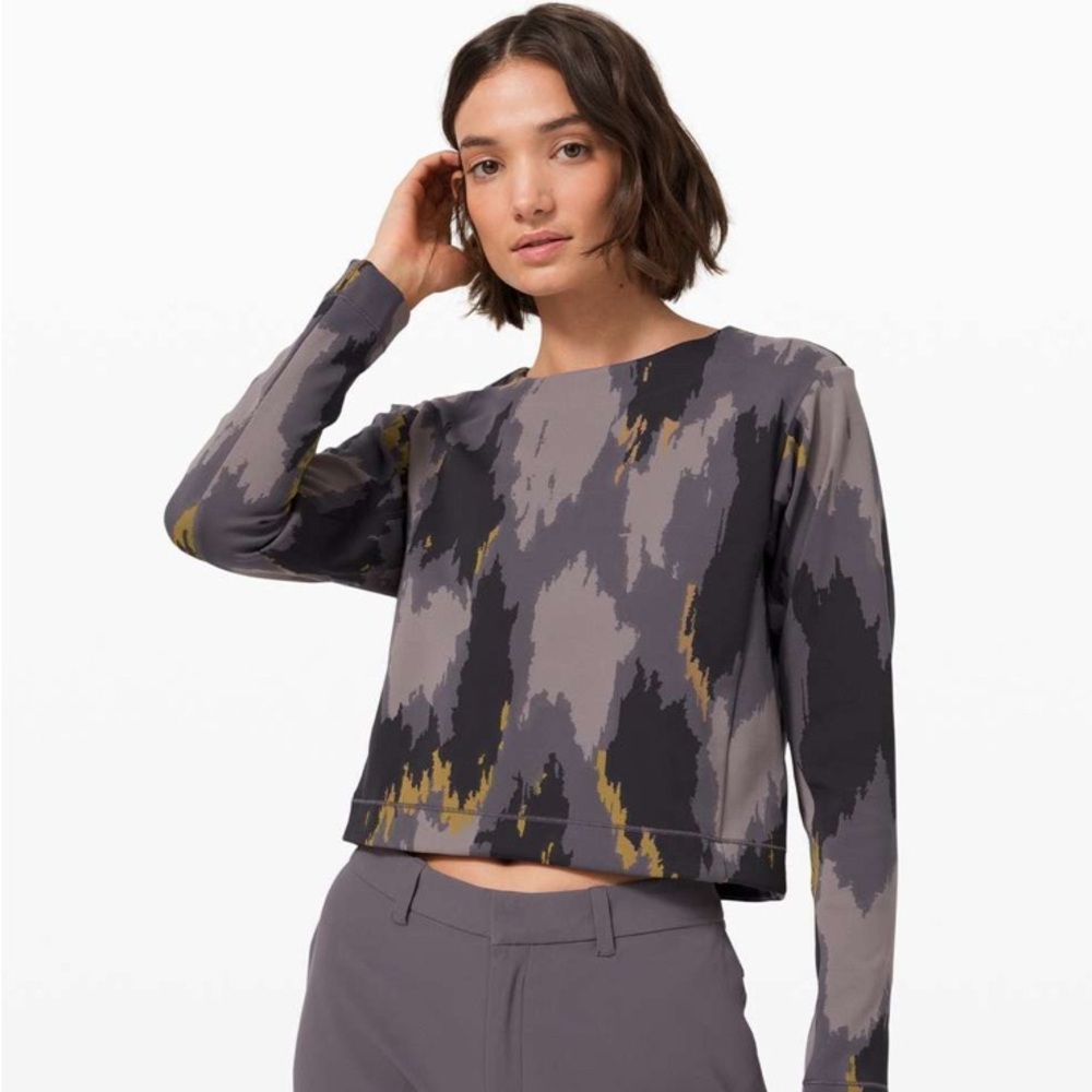 lululemon Take The Moment Long Sleeve Sweatshirt 
*lululemon x Robert Geller